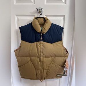 EXTREMELY RARE Pacific Trail Mens XL Down Zip Up Vest - with tags!